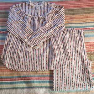 NWT Ladies' Vintage Flannel Lanz Pajamas Large